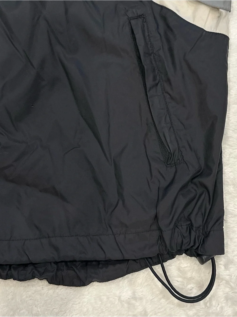 Vintage 1999 Champion Purdue Boilermakers 1/4 Zip Anorak Jacket XL Black 90s Y2K
